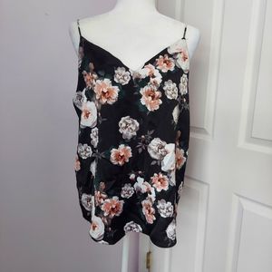 Calvin Klein Floral Spaghetti Strap Top